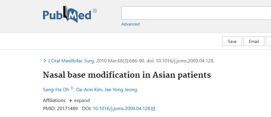 Nasal Base Modification in Asian Patients